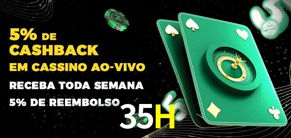 Promoções do cassino ao Vivo 35H